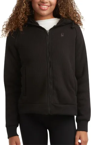 Spyder Women's Sherpa Fleece Jacket - UPF 50  Heavyweight Thermal Waffle Knit Hoodie Sweatshirt with Pockets (Sizes: S-XL)