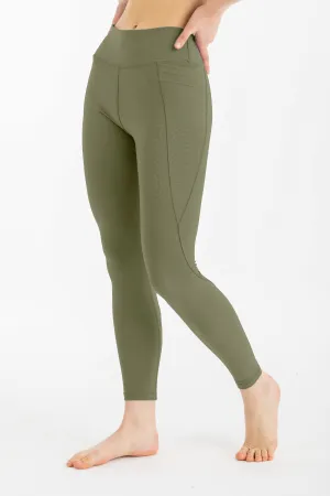 Swim Leggings -Loden Green