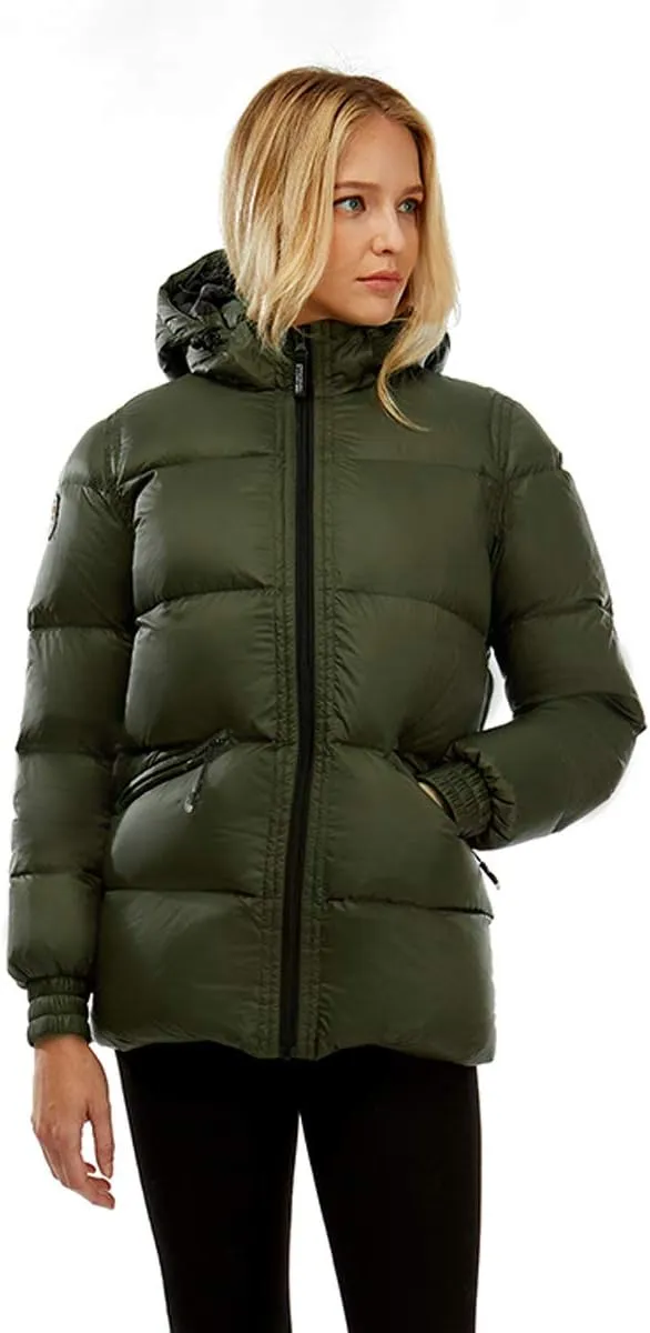 Triple F.A.T. Goose Adena Womens Puffer Down Jacket | 750 Fill Power