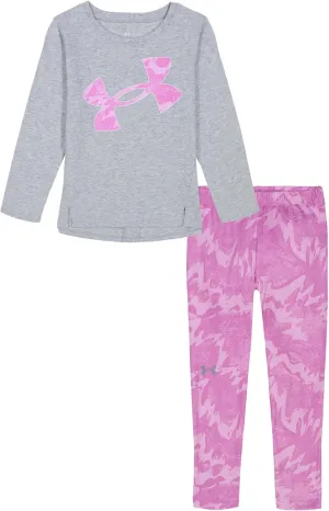 Under Armour Girls' Long Sleeve Shirt, Crewneck, Lightweight and Breathable