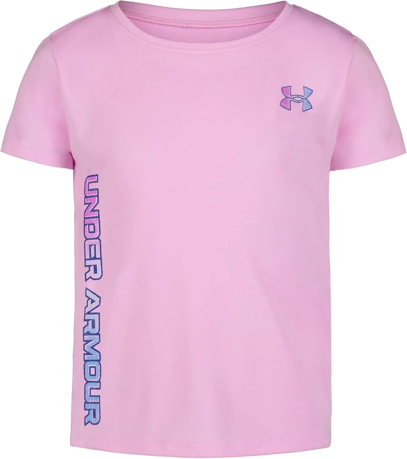 Under Armour Girls' Short Sleeve Shirt, Crewneck, Lightweight and Breathable