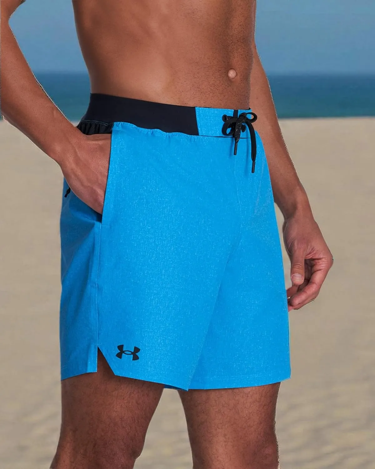 Under Armour Men's Comfort Swim Trunks, Shorts with Drawstring Closure & Full Elastic Waistband