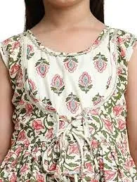 Unique Multi Colored Kurta With Koti Style Sharara Suits For Girls