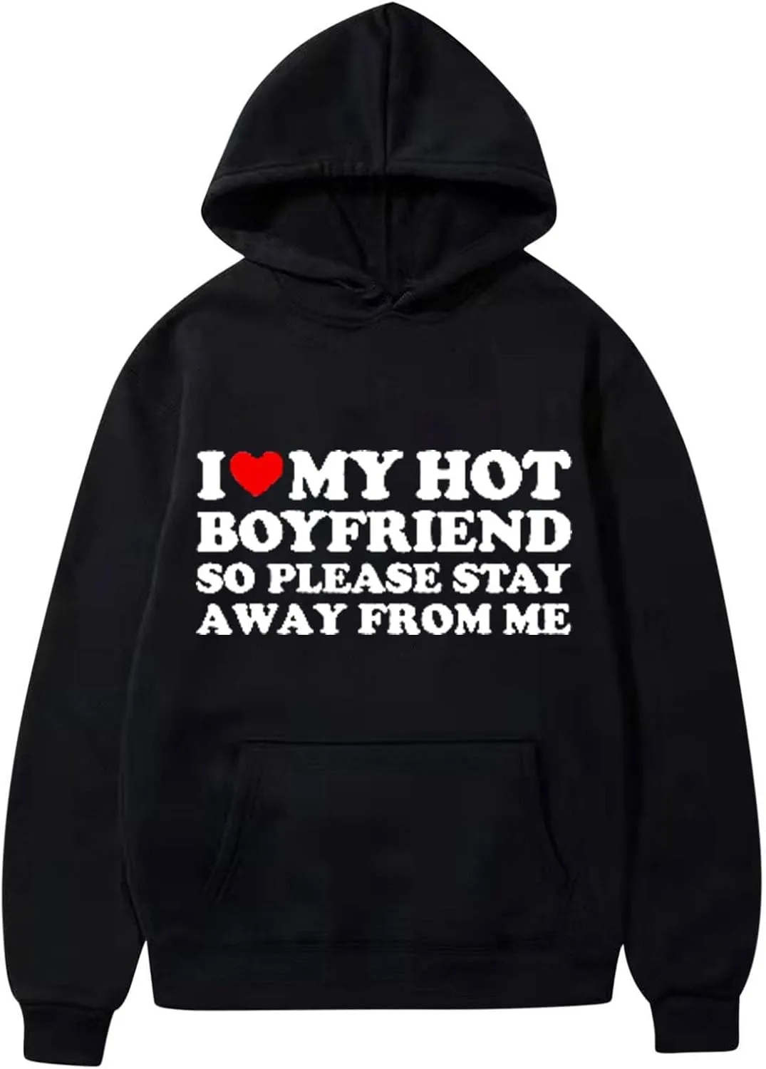 Valentines Day Hoodies For Women Funny Letter Print Oversized Hooded Sweatshirts Casual Valentine Pullover Sweaters