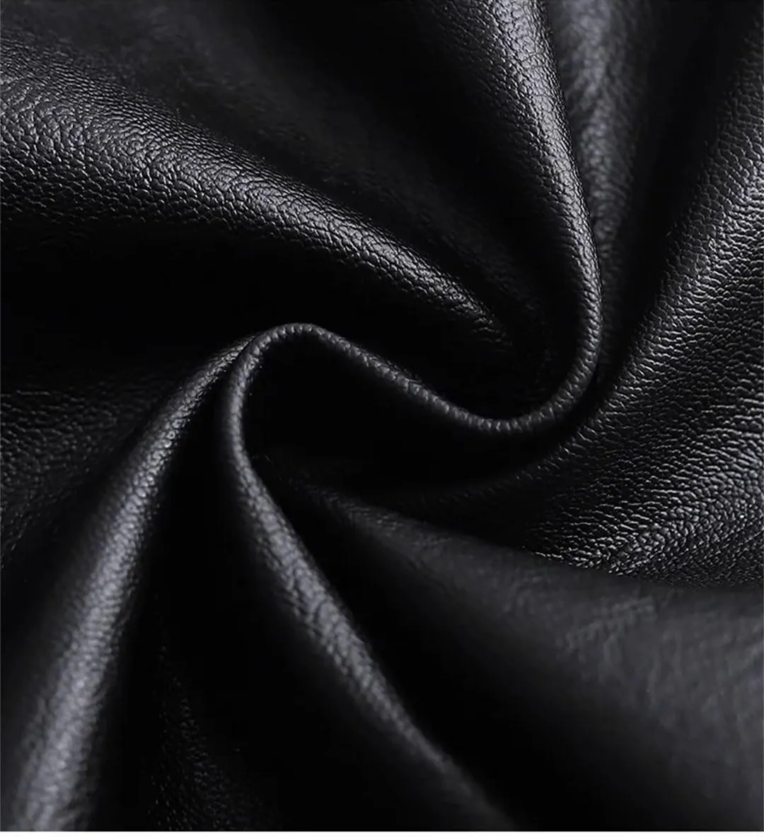 Vogrtcc Fall Winter Women High Waist Work PU Leather Skirts Ankle-Length Office Casual Pencil Skirt