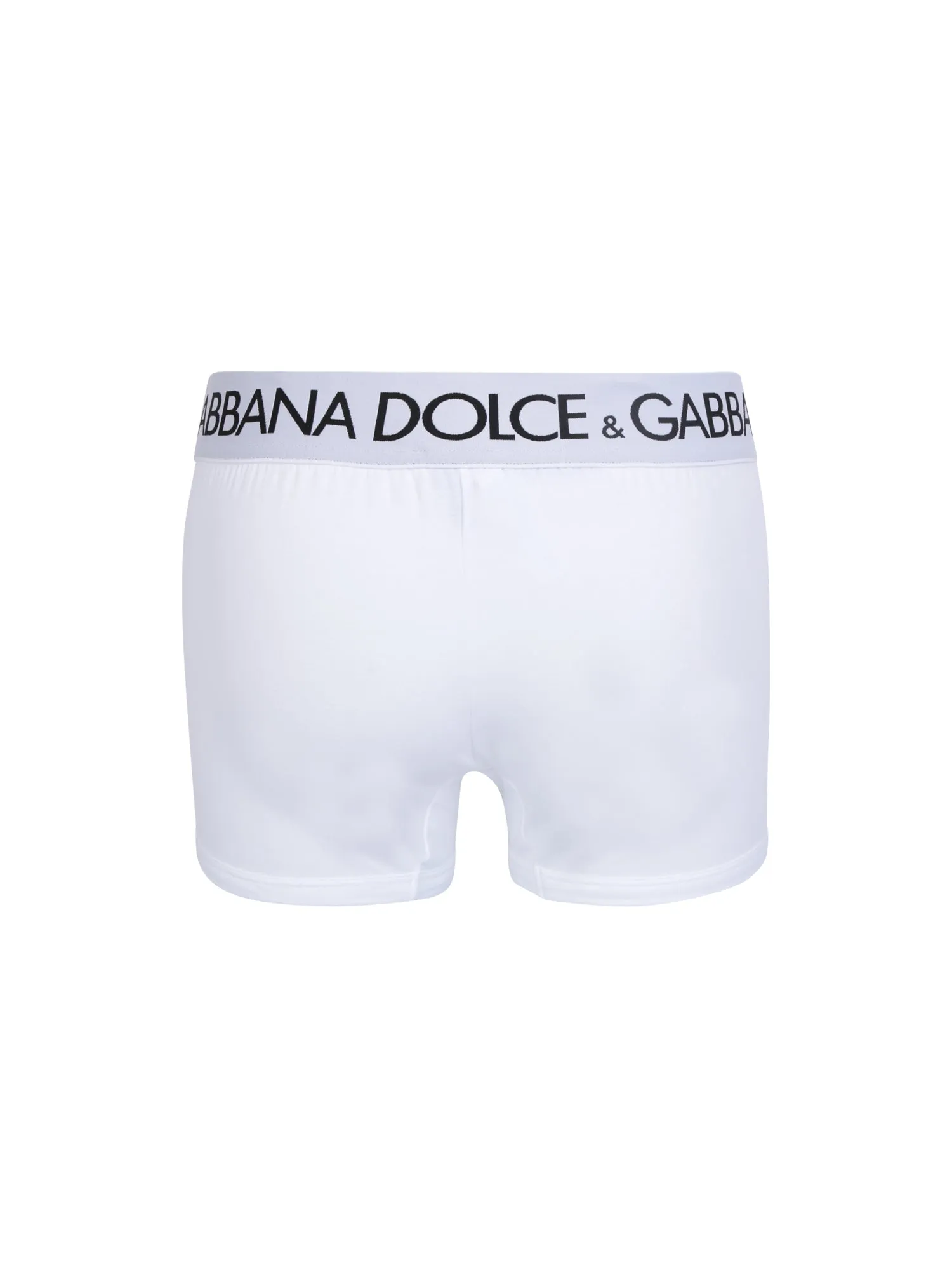 White bi-elastic boxer shorts