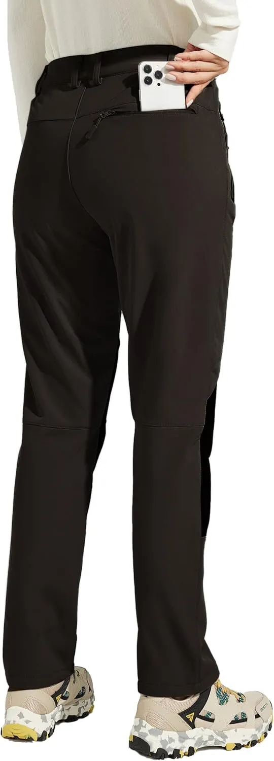 Willit Women's Snow Pants Waterproof Warm Winter Hiking Pants Outdoor Pants Insulated Cold Weather