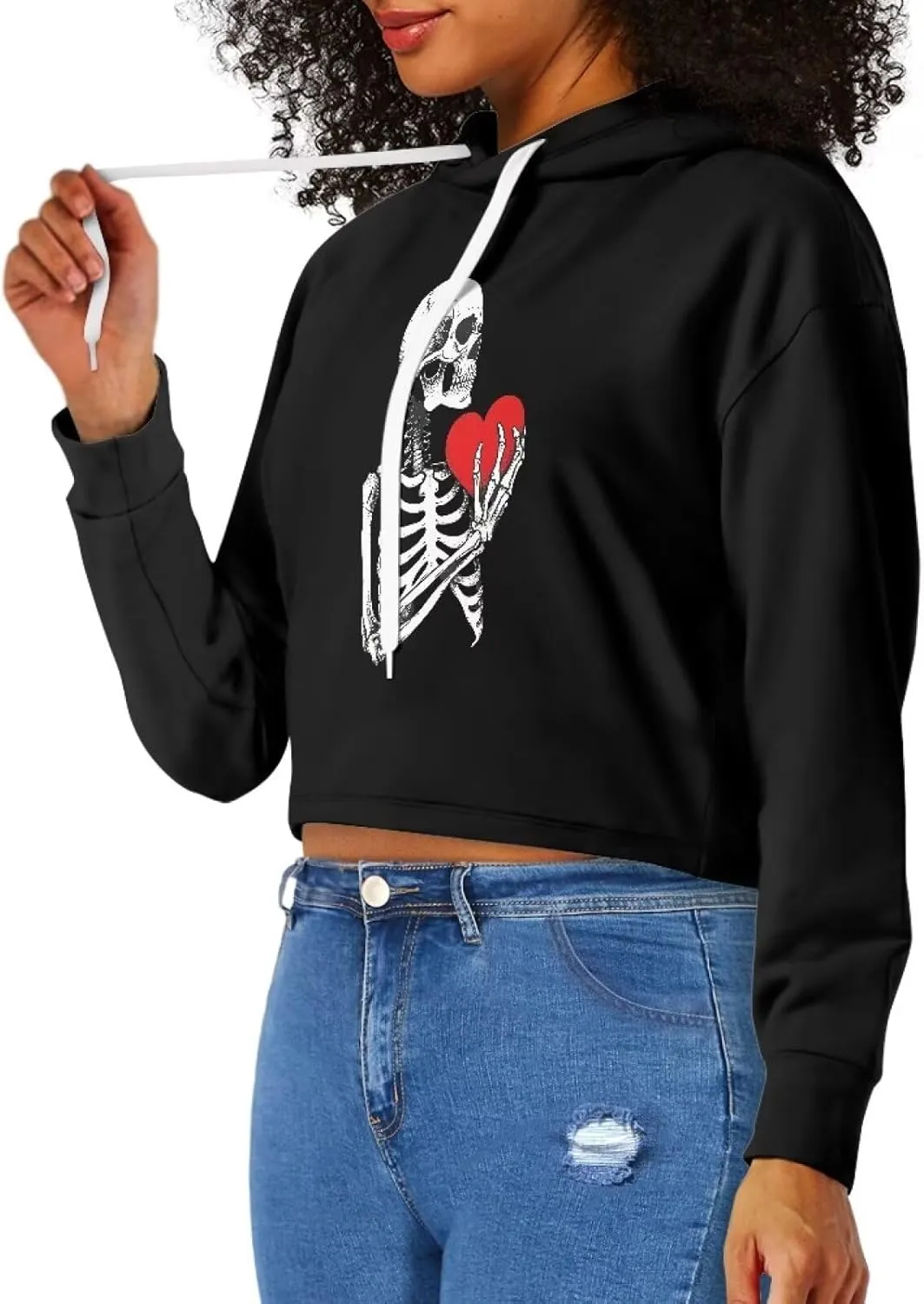 Winter Oversized Hoodies Spring Fall Crop Top Sweaters for Women Lightweight Graphic Sweatshirt with Hood Size S-5XL