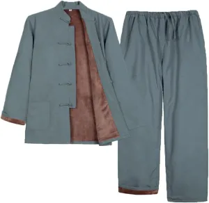 Winter Tai Chi Uniform Thick Tang Suit Jackets Cotton Padded Coats Men Warm Chinese Kung Fu Clothing Shirt