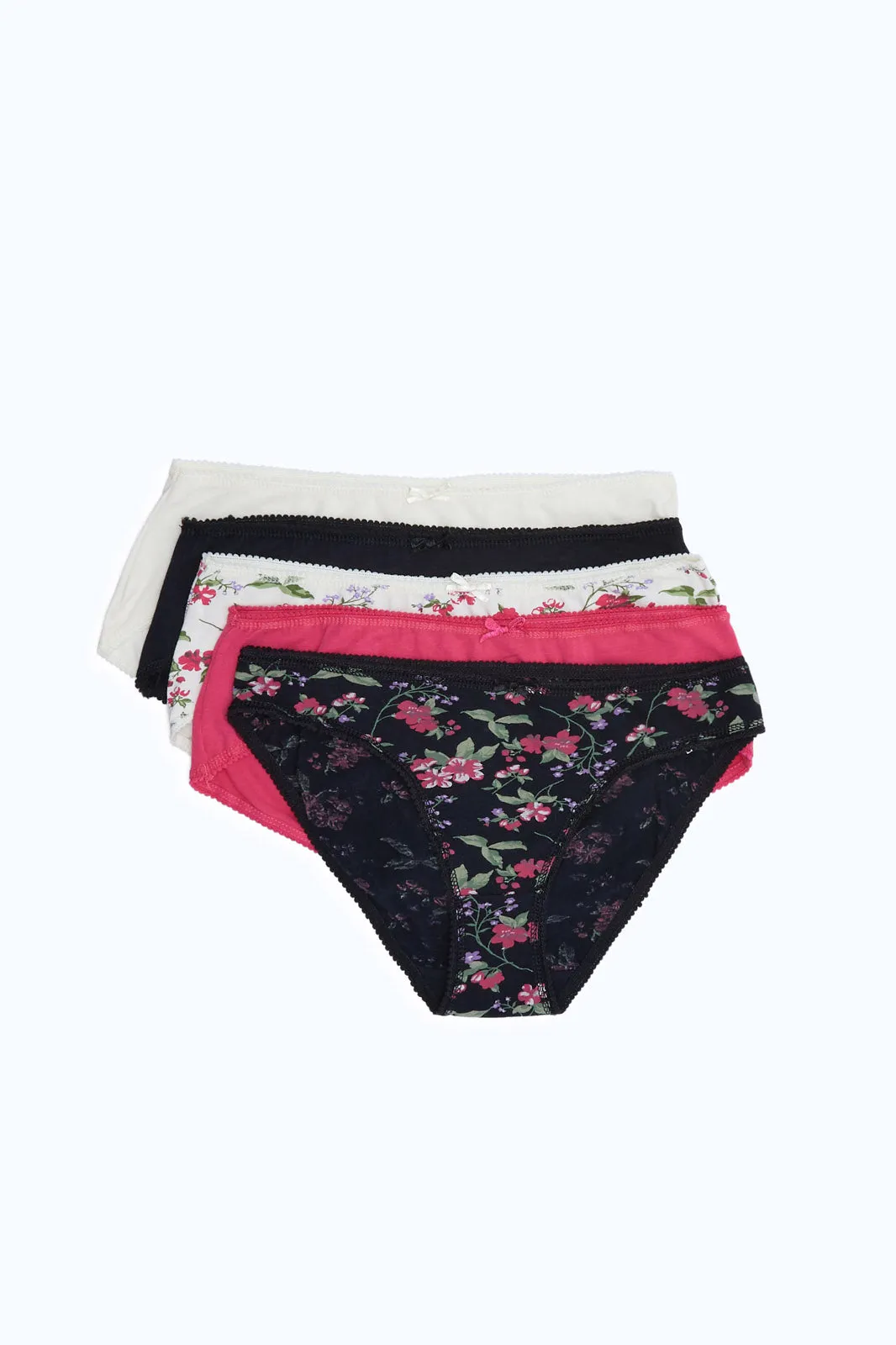 Women Assorted Boyleg Briefs Set (Pack of 5)