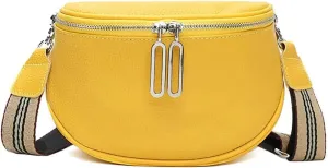 Women Fashion Crossbody Bags Skin-Friendly Saddle Bag Breathable Leisure Chest Bag