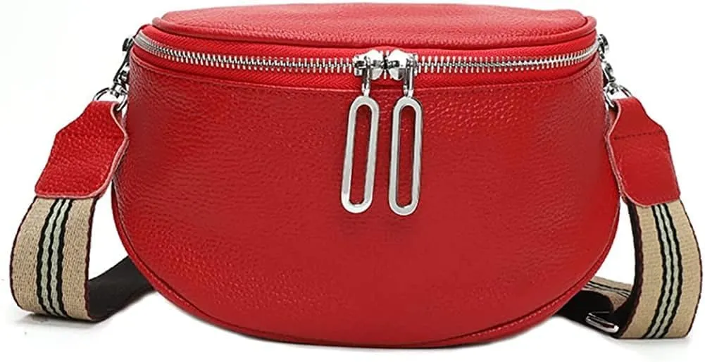 Women Fashion Crossbody Bags Skin-Friendly Saddle Bag Breathable Leisure Chest Bag