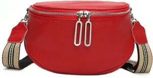 Women Fashion Crossbody Bags Skin-Friendly Saddle Bag Breathable Leisure Chest Bag