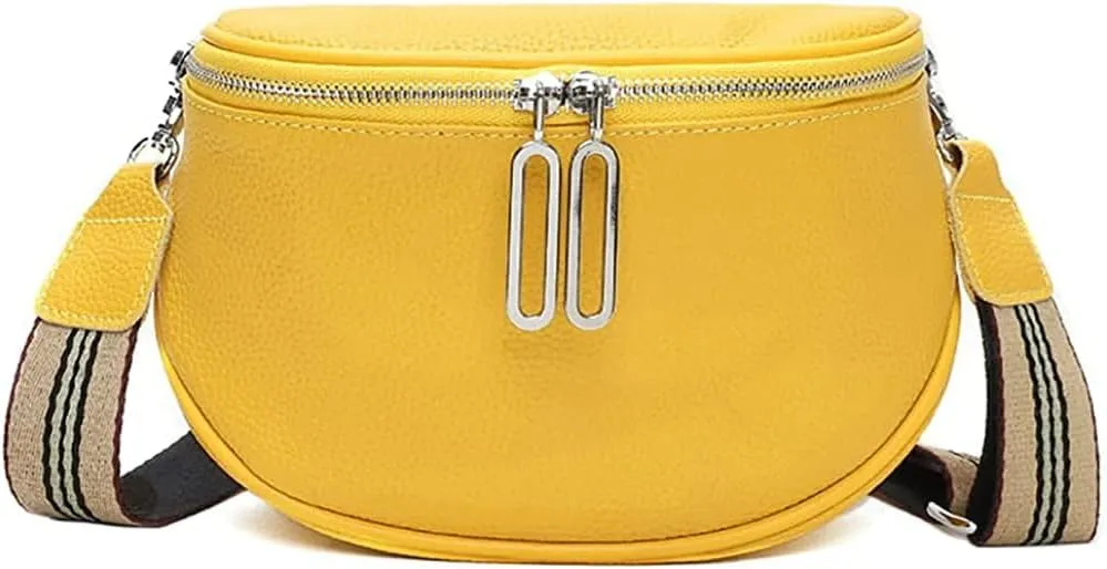 Women Fashion Crossbody Bags Skin-Friendly Saddle Bag Breathable Leisure Chest Bag