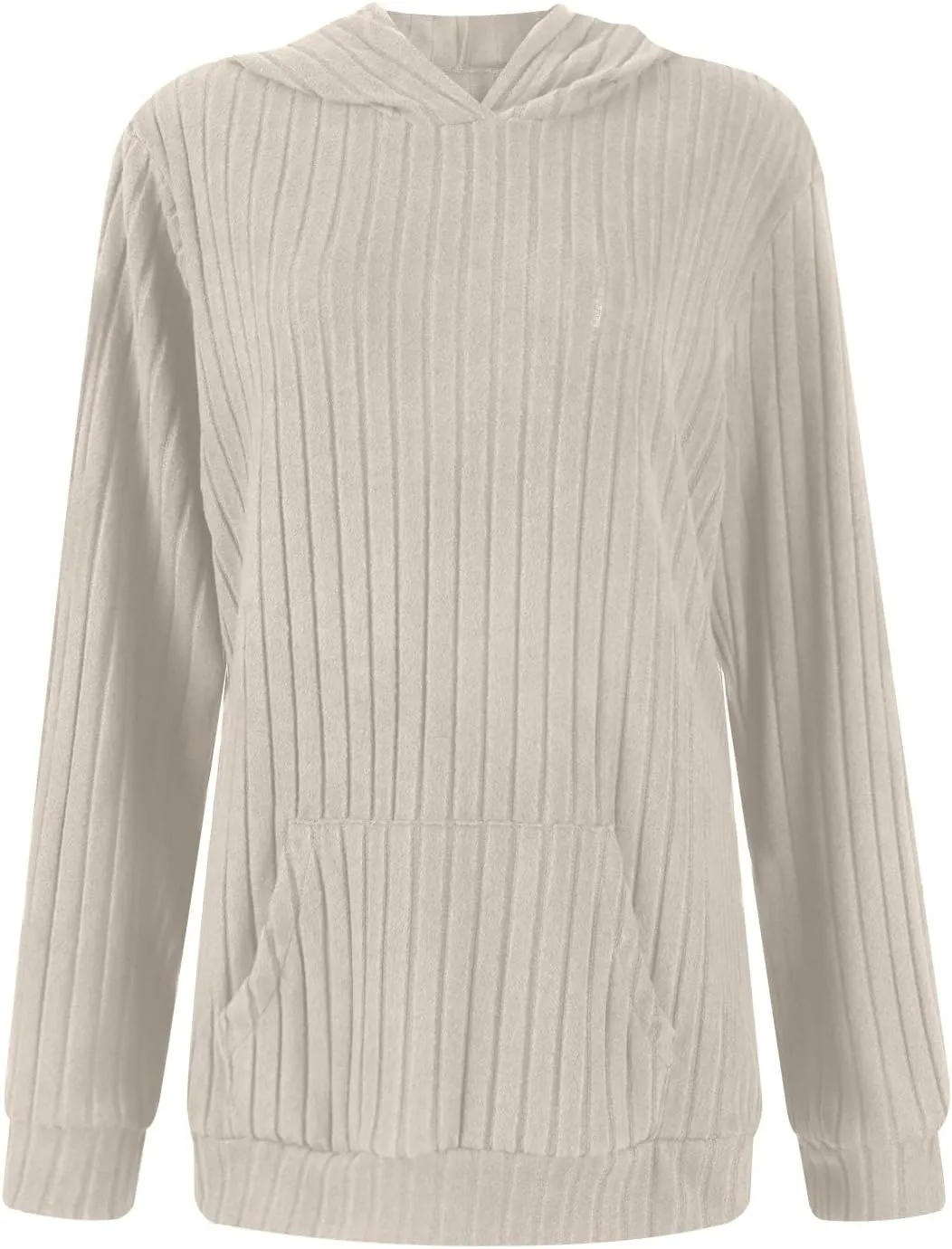 Women Oversized Hoodies Long Sleeve Pullover Sweater With Pockets Lightweight Tunic Tops 2024 Fall Winter Outfits