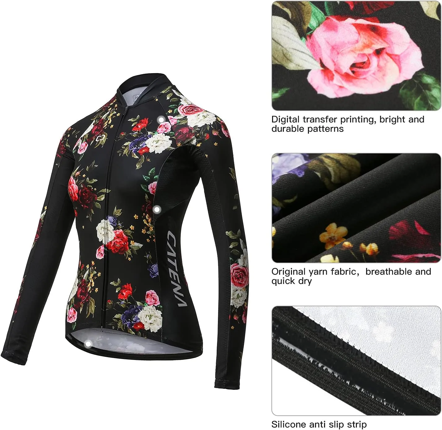 Women's Cycling Short Sleeve Breathable Jersey Bike Shirt Bicycle Tights Clothing