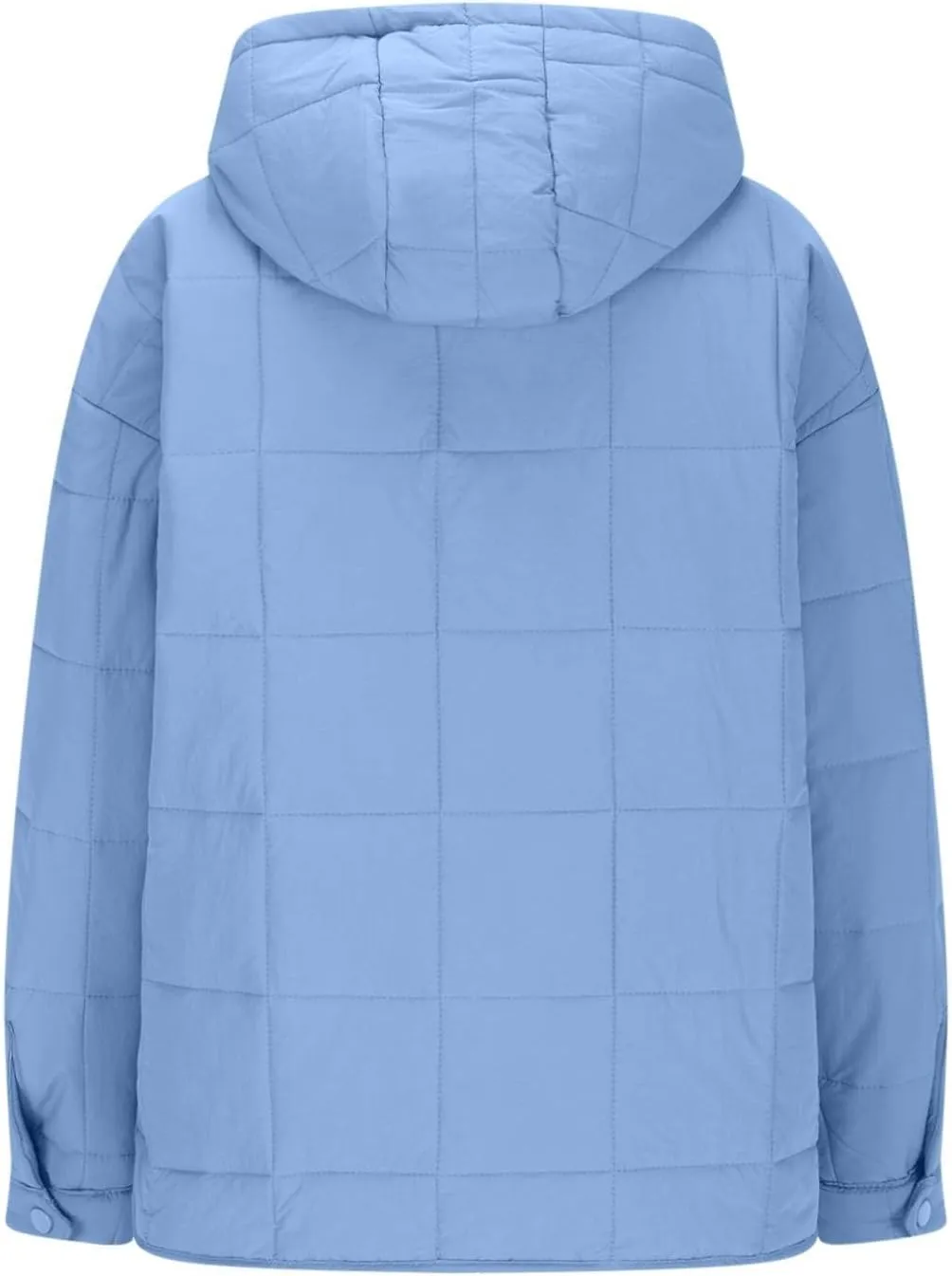 Womens Down Pullover Jacket Oversized Hoodies, Lightweight Winter Warm Pullover Outwear Down Pullover with Pockets
