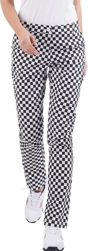 Women's Golf Pants Stretch Straight Lightweight Breathable Twill Work Chino Ladies Pants
