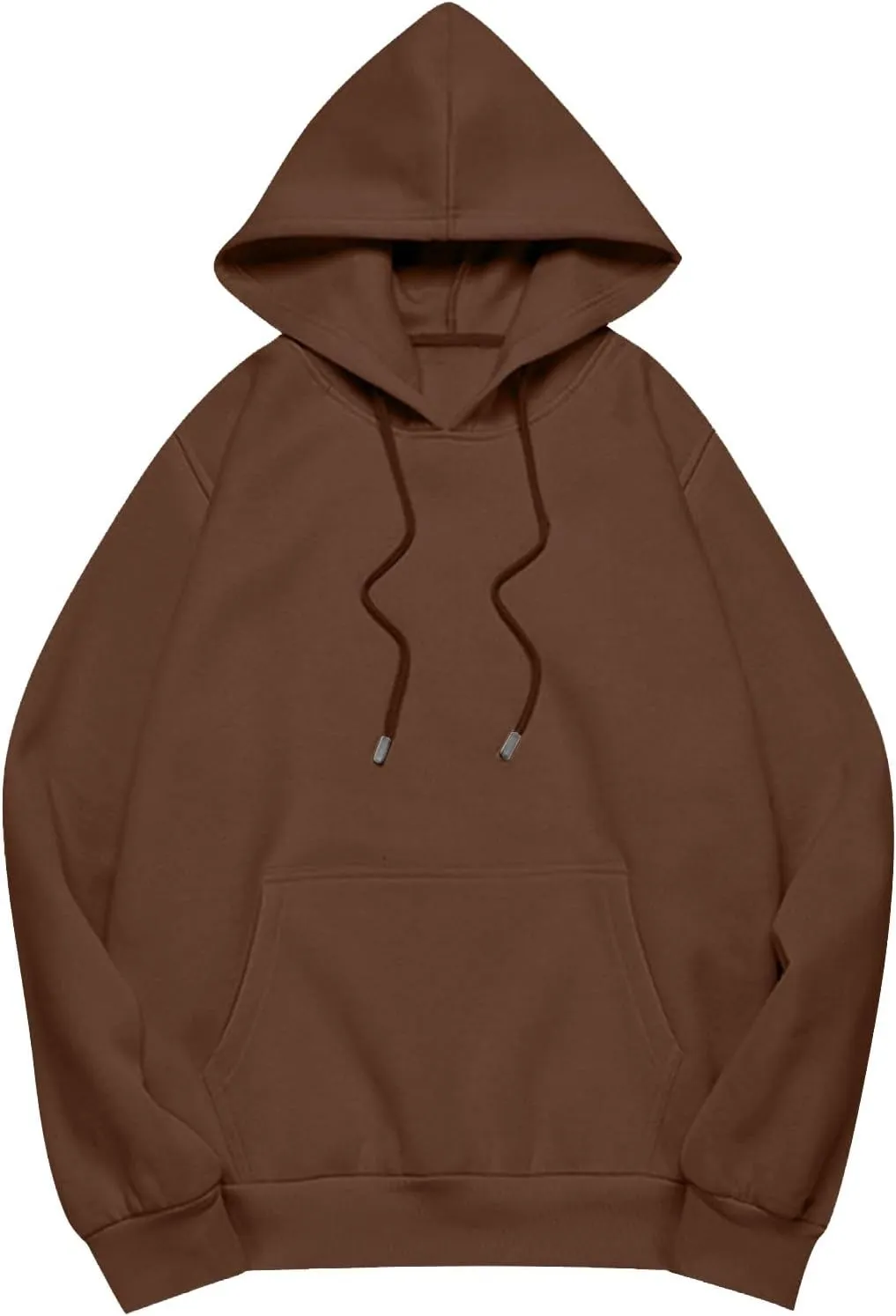 Womens Hoodies Drop Shoulder Oversized Y2K Hoodie Fleece Lightweight Plus Size Hooded Sweatshirt Pullover w/Pockets