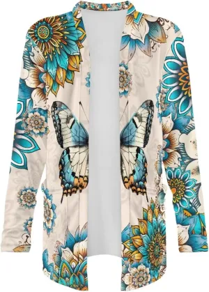 Women's Lightweight Cardigans with Pockets Trendy Long Sleeve Open Front Cardigan Casual Tops Jackets Fall Oufits S-2XL