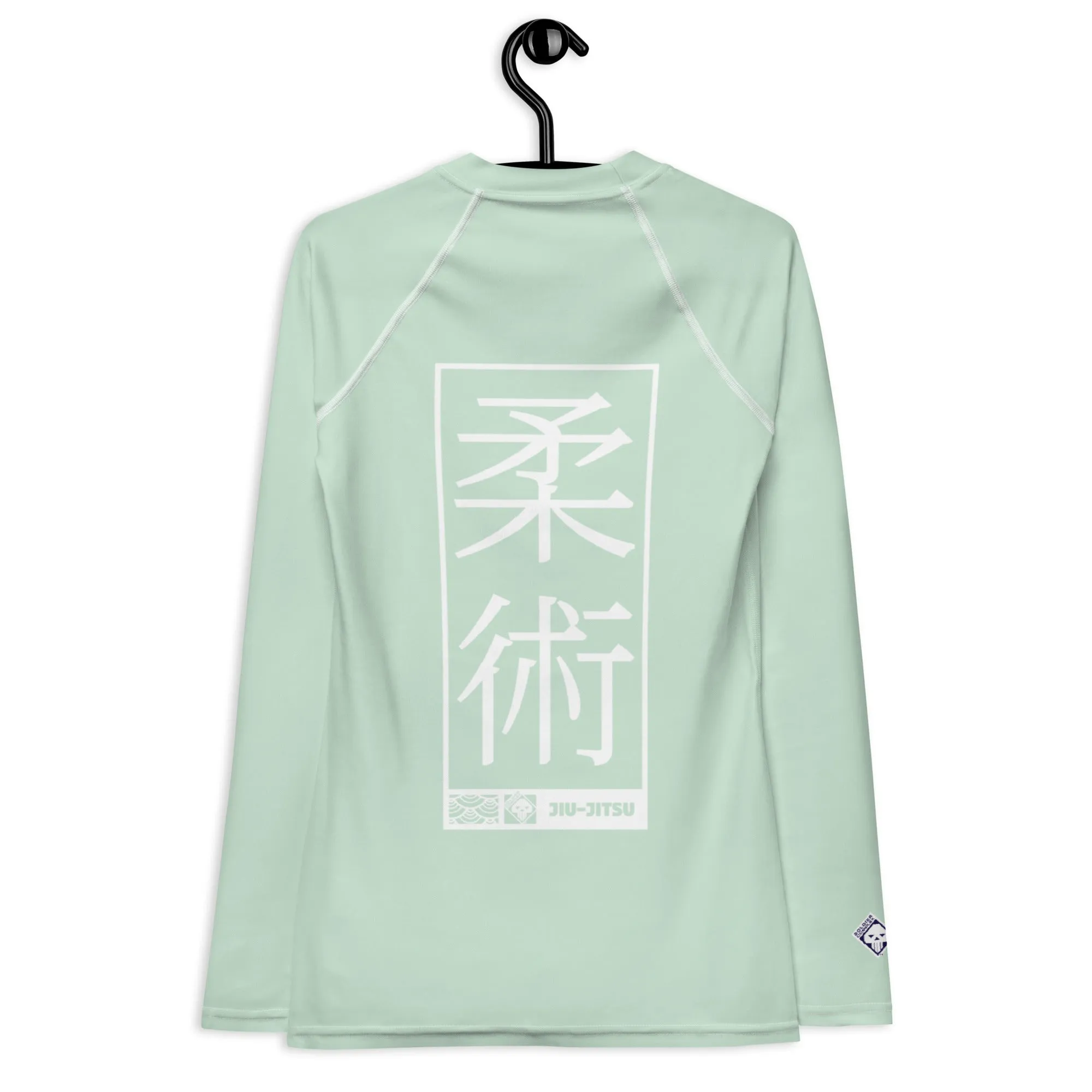 Womens Long Sleeve BJJ Rash Guard - Jiu-Jitsu 011 - Surf Crest