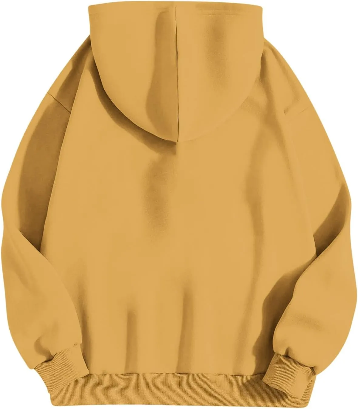 Women's Oversized Hoodies 2024 Solid Color Casual Long Sleeve Sweatshirt Trendy Pullover Tops with Pocket Fall Winter