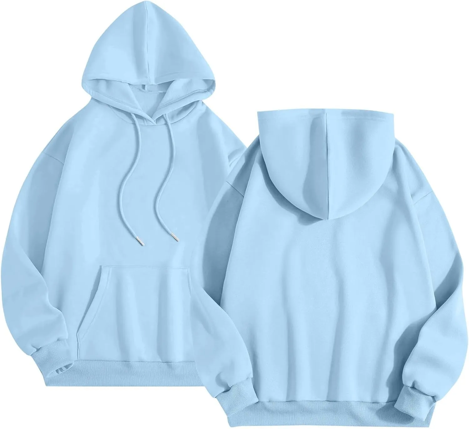 Womens Oversized Hoodies Fleece Sweatshirt Long Sleeve Sweaters Pullover Tops 2024 Fall Fashion Outfits Preppy Clothes