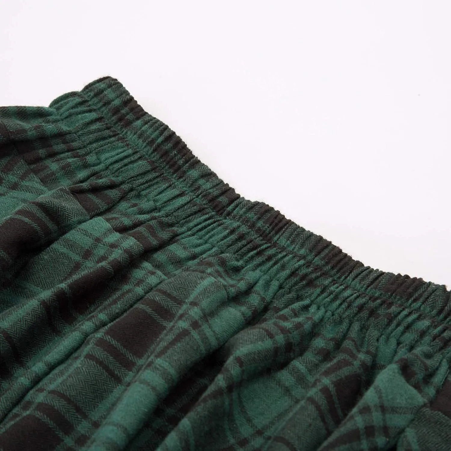 Womens Plaid Midi Skirt Vintage High Waist A Line Pleated Skirt with Pocket