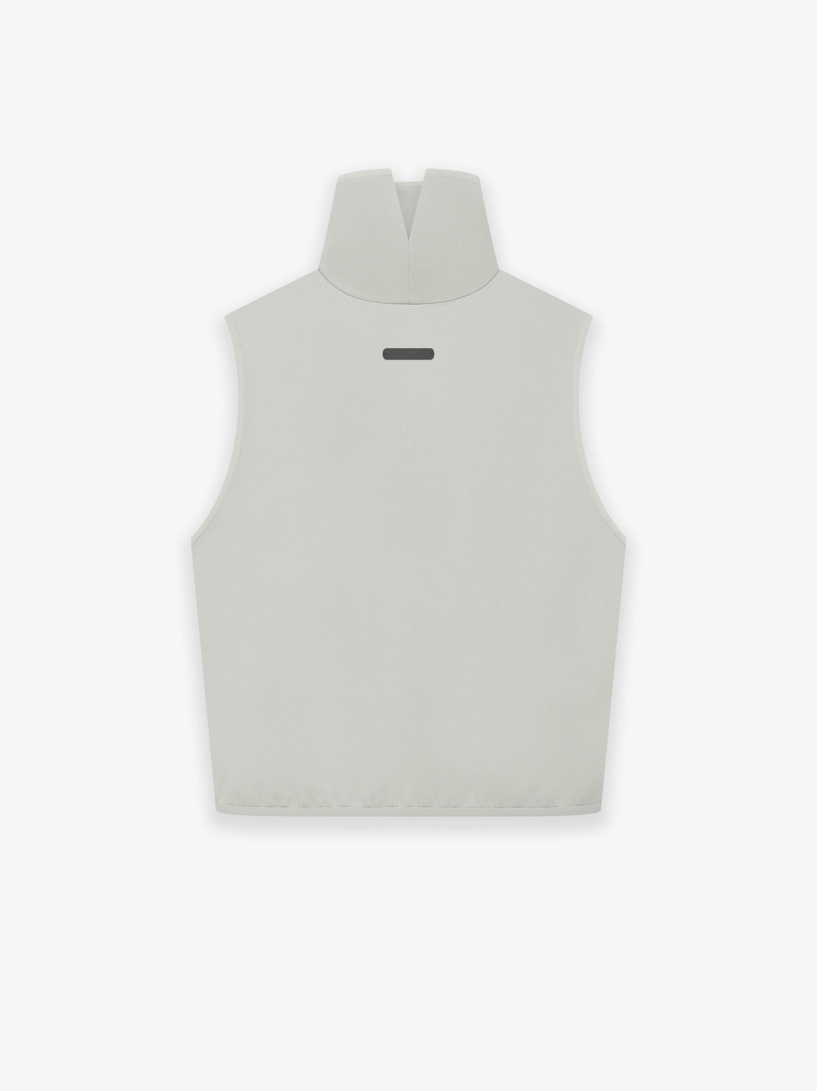 Womens Suede Fleece Mock Neck