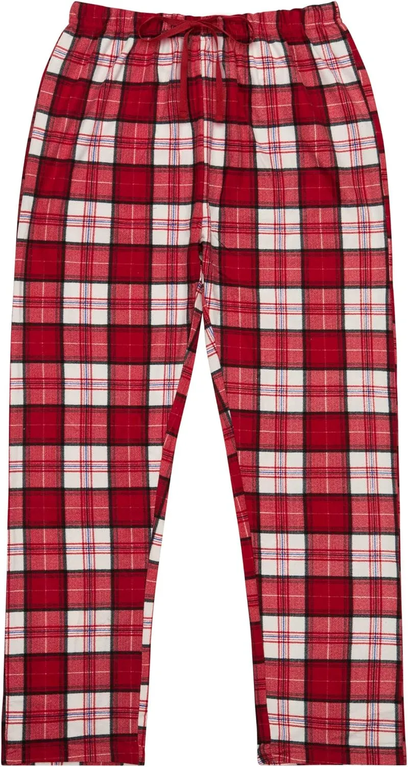 Women's Super Cozy Mink Fleece Pajama Bottom with Waist & Bottom Rib (S-4XL)