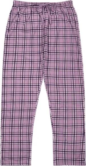Women's Super Cozy Mink Fleece Pajama Bottom with Waist & Bottom Rib (S-4XL)