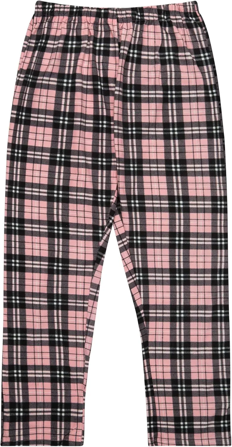 Women's Super Cozy Mink Fleece Pajama Bottom with Waist & Bottom Rib (S-4XL)
