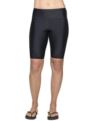 Women's  Swim Core Active Shorts (Regular & Plus Size) - Black