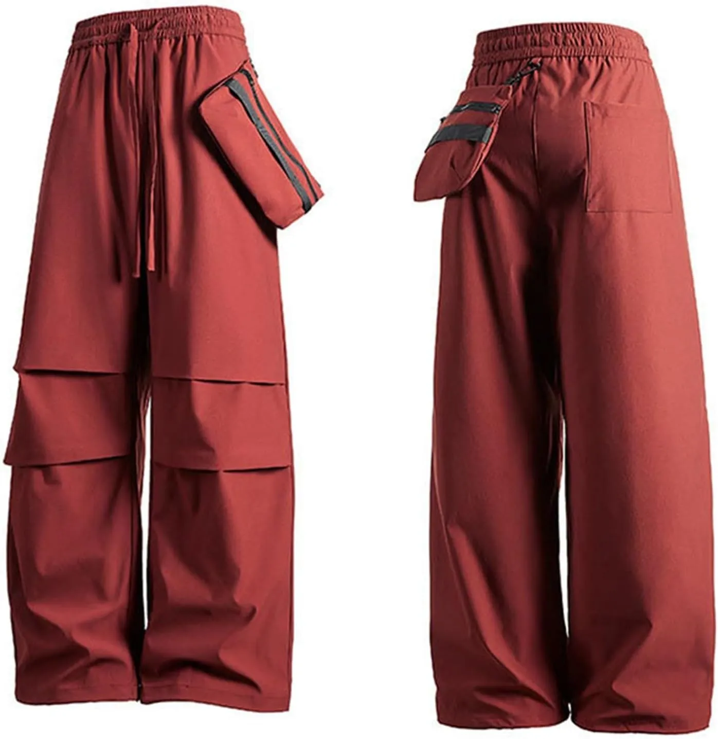 Women's Wide Legged Quick Drying Stretch Waist Overalls Harem Pants Women Dressy