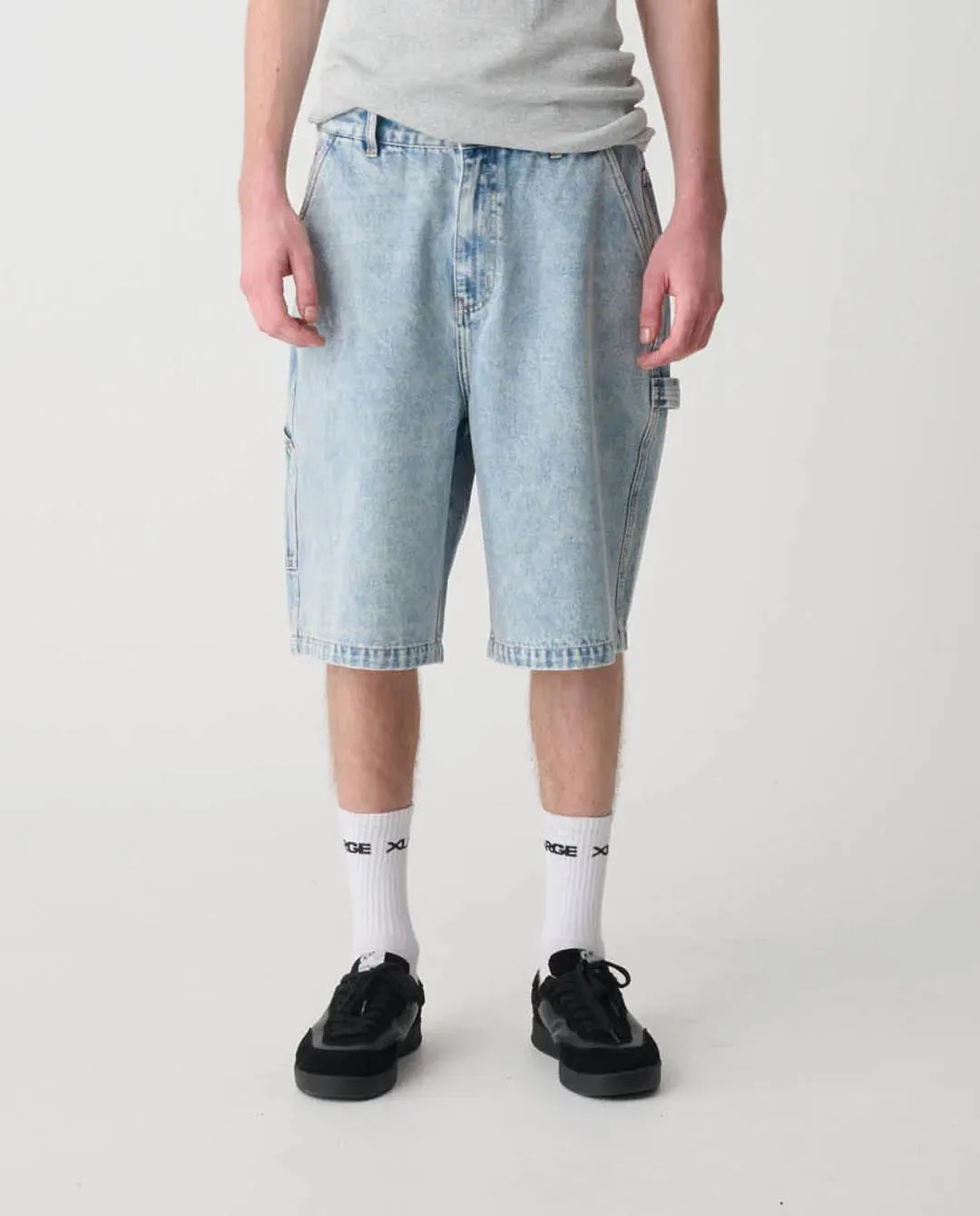 XLarge - Denim Work Short - Bleach Indigo