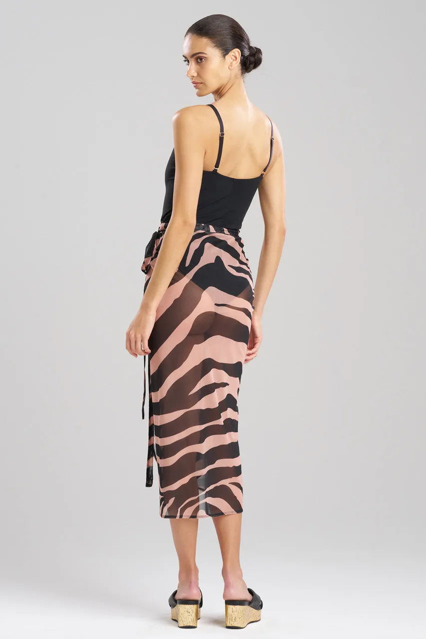 Zebra Mesh Sheer Sarong