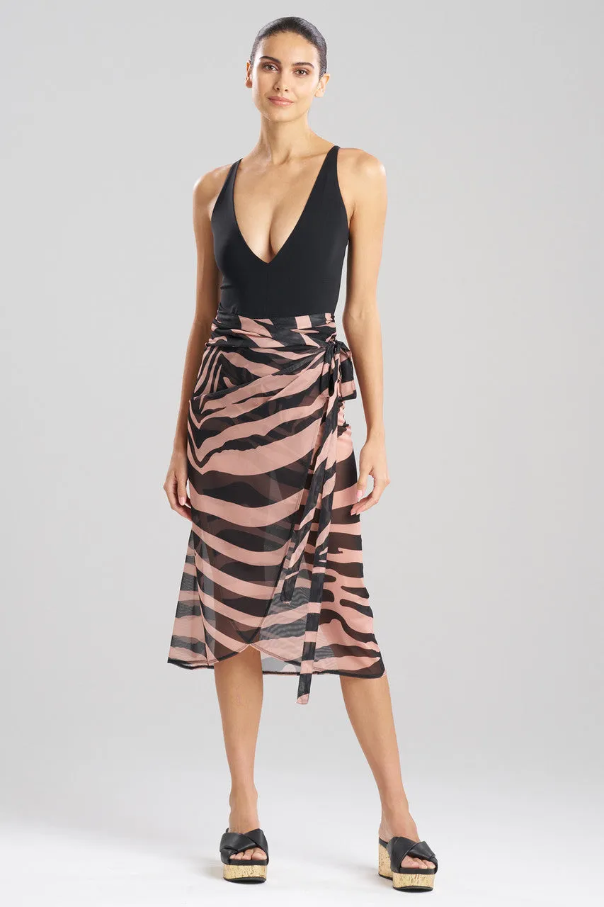 Zebra Mesh Sheer Sarong